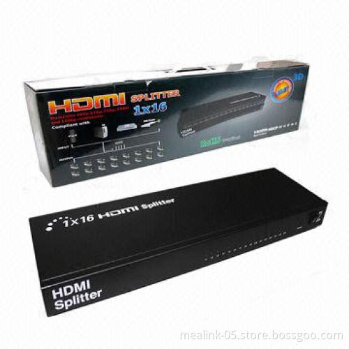 1 to 16 HDMI Splitter, Supports 3D (YL0116)
